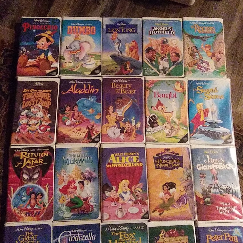 Disney VHS tapes